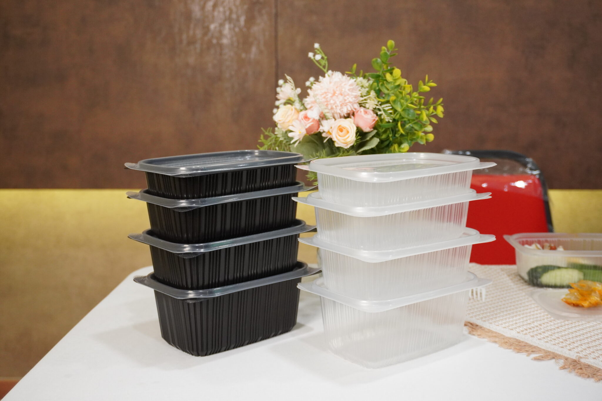 RT-750-2C 750ml 2-compartment takeaway lunch box container