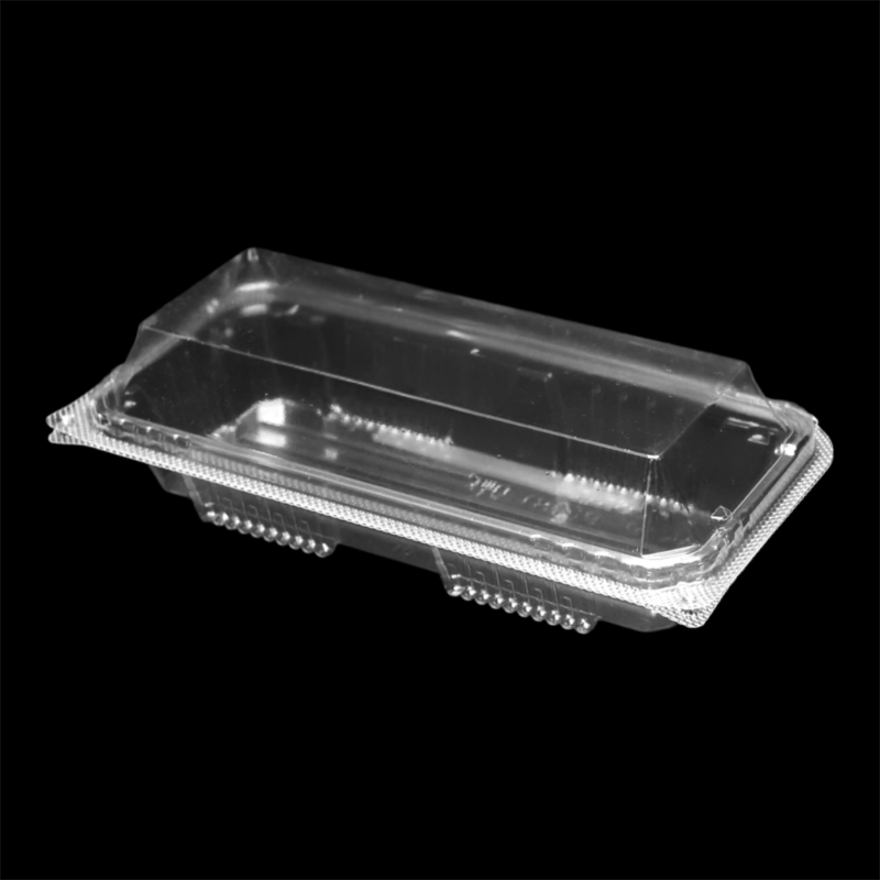 Benxon SAK19-9(48) clear multi-purpose food container with rib-free design and high lid